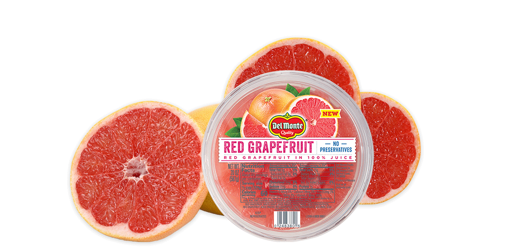 Del Monte® Red Grapefruit in 100 Juice, 20oz Bowl Del Monte®