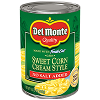 Cream Style Golden Sweet Corn - No Salt Added