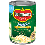 Fresh Cut Harvest Selects Whole Kernel Sweet White Shoepeg Corn
