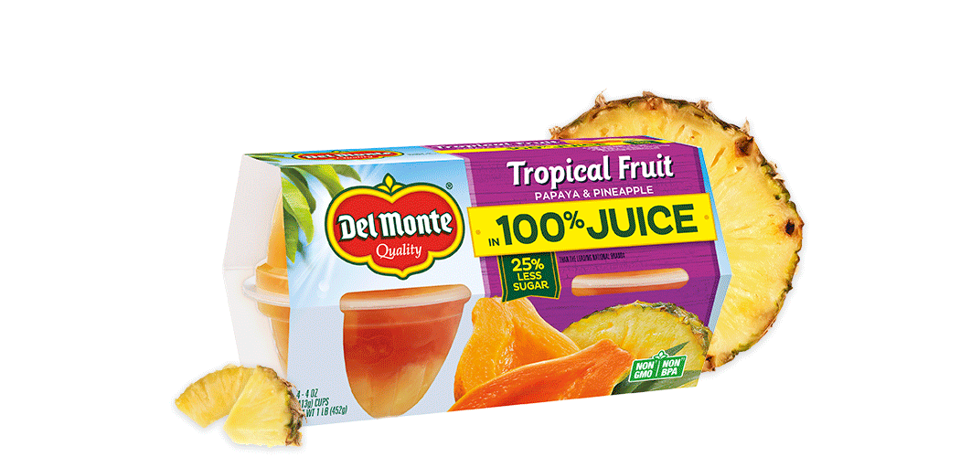 100 Juice, Fruit Cup® Snacks Del Monte Foods, Inc.