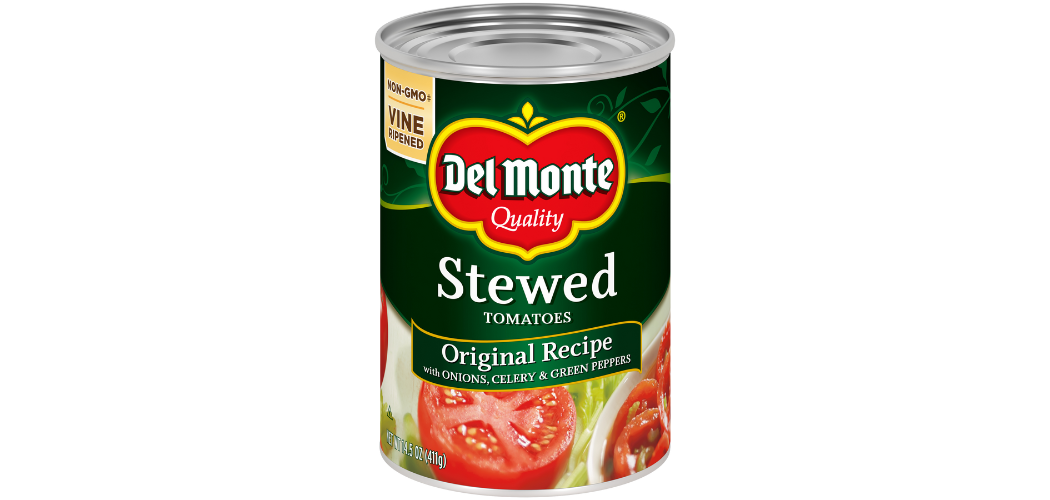 Original Recipe Stewed Tomatoes with Onions, Celery & Green Peppers