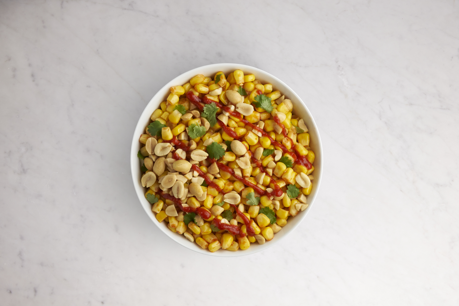 Sides in 5: Garlic Chili Peanut Corn
