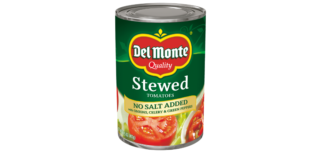 Original Recipe Stewed Tomatoes with Onions, Celery & Green Peppers - No Salt Added