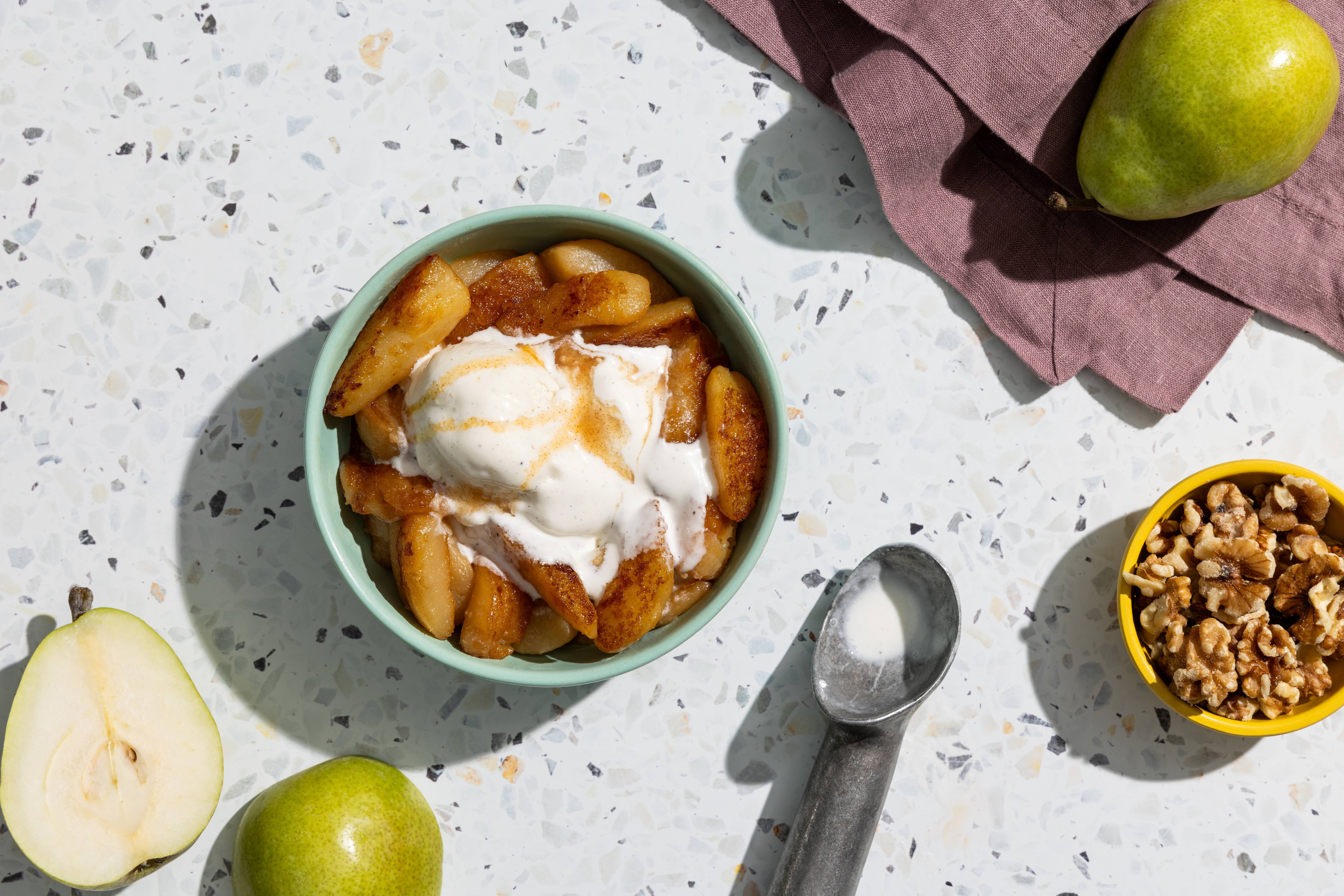 Caramelized Cinnamon Pears