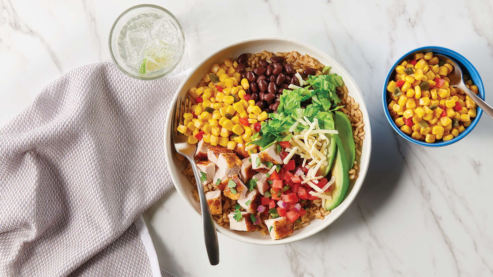 Weeknight Chicken Burrito Bowls
