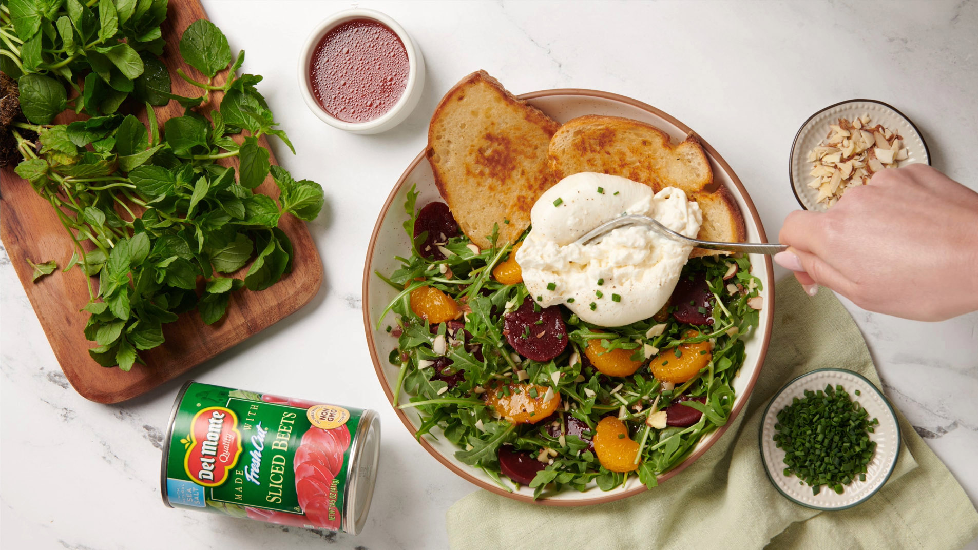 Beets and Burrata Salad