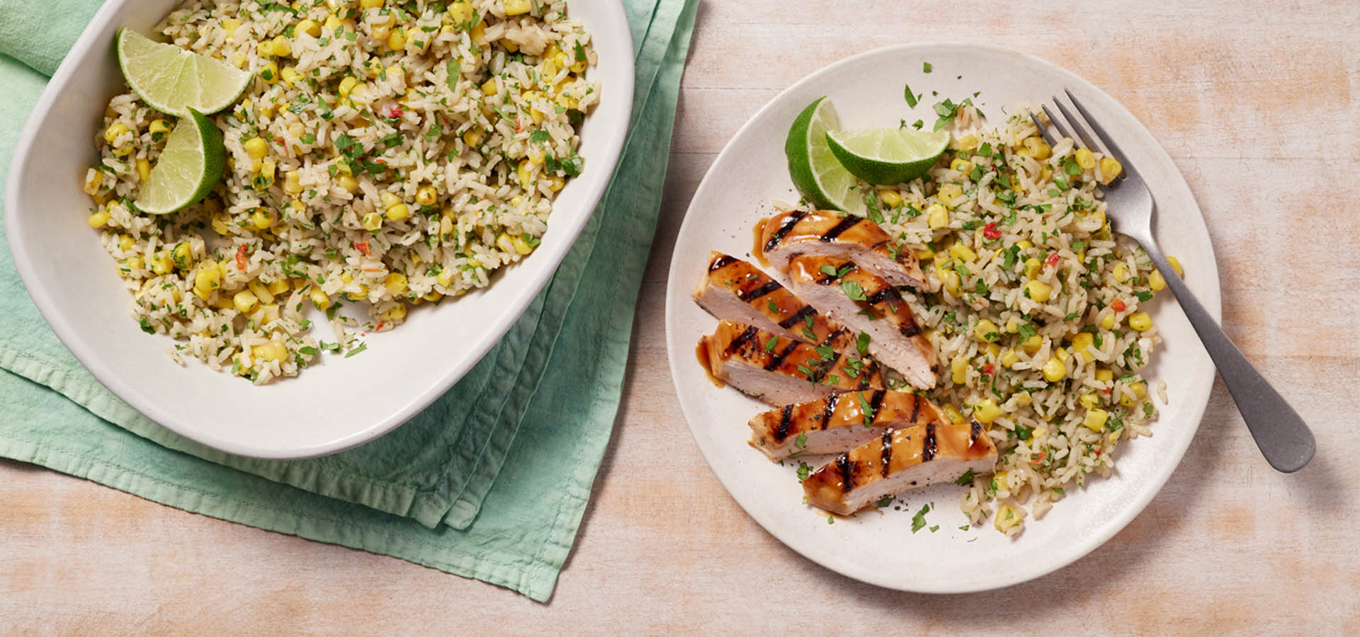 Zesty Cilantro Corn Rice
