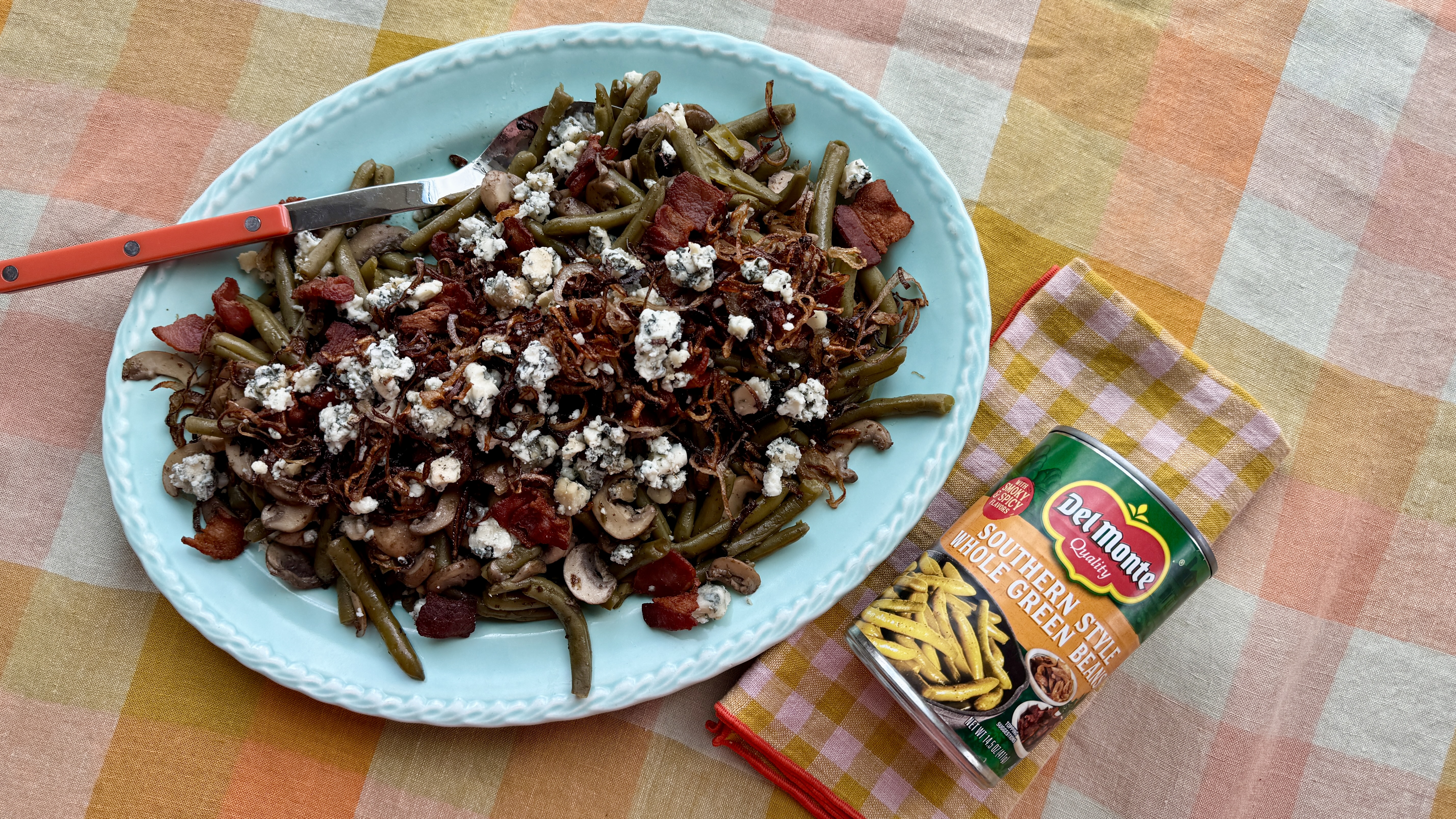 Deconstructed Green Bean Casserole