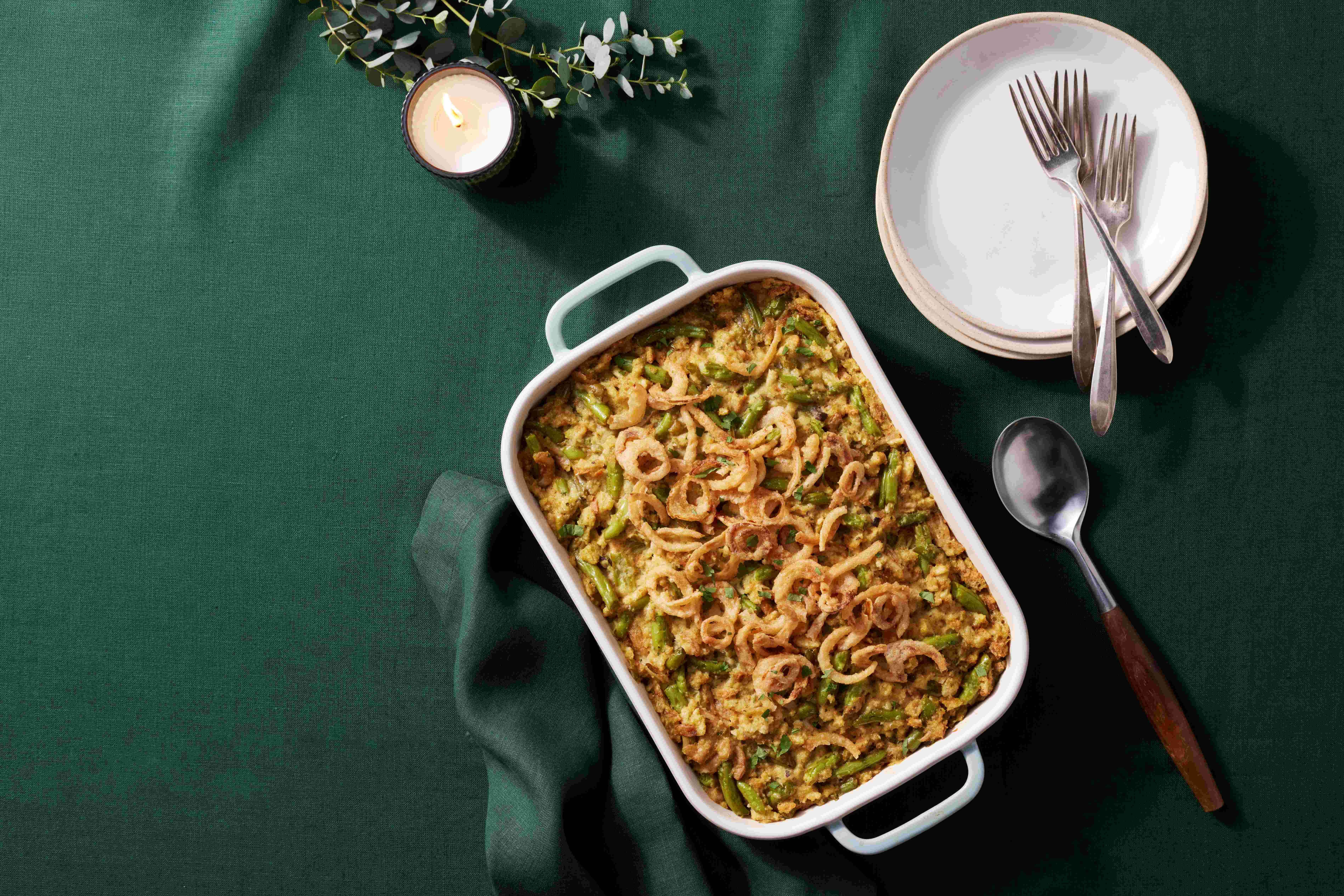 Green Bean Casserole Stuffing Mashup