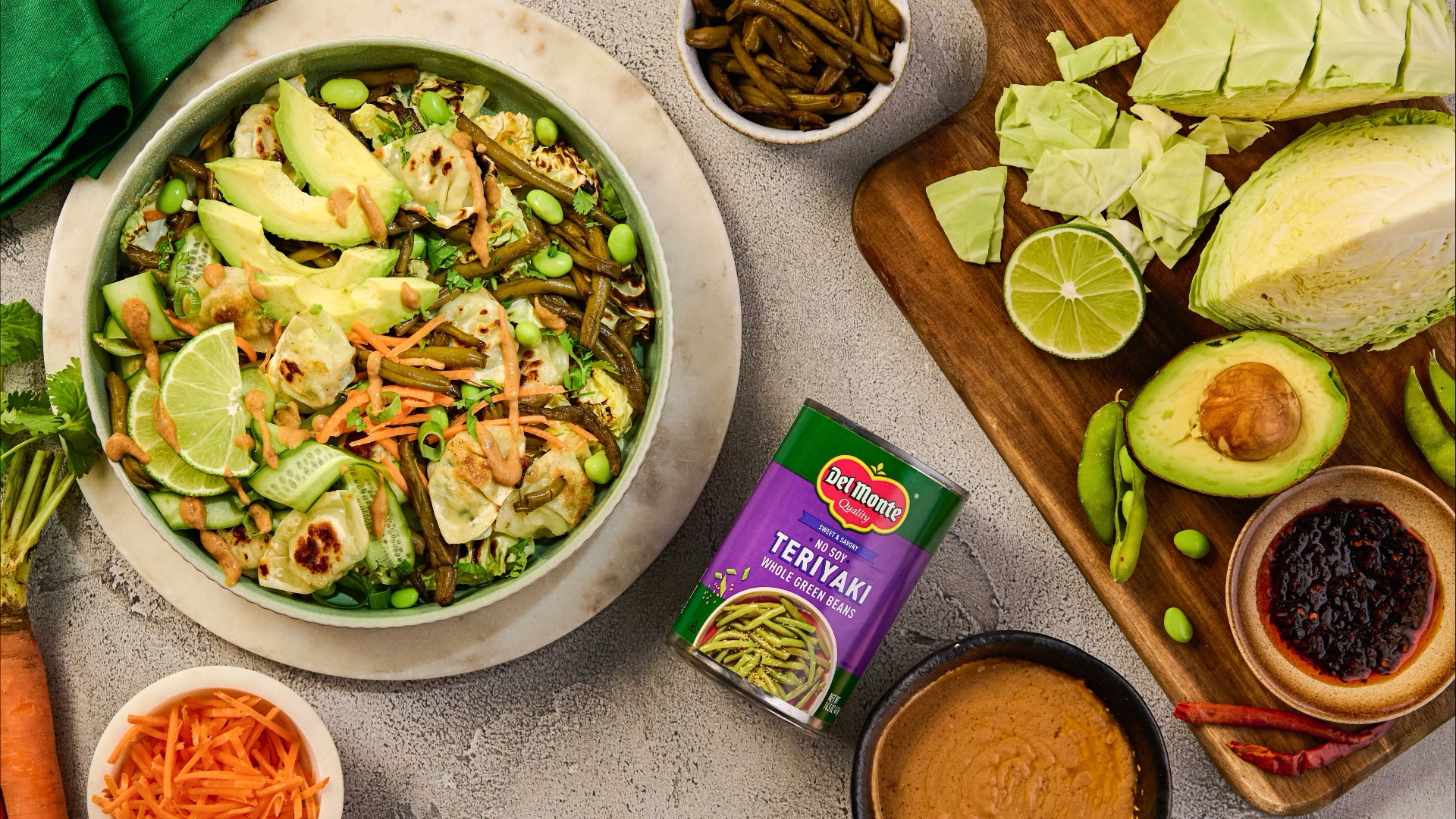 Green Bean Dumpling Bowl