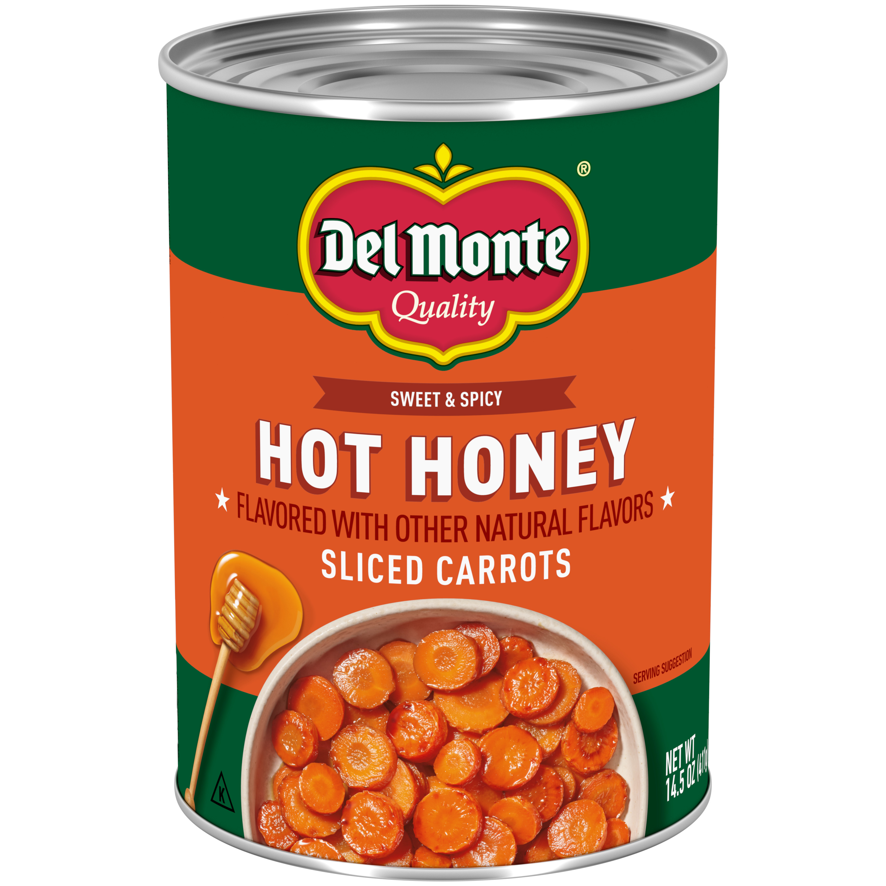 Hot Honey Flavored Sliced Carrots