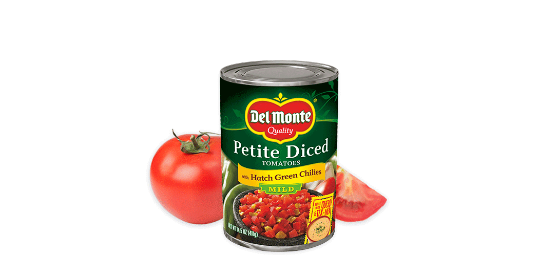 Petite Cut® Diced Tomatoes with Hatch Green Chilies Del Monte®