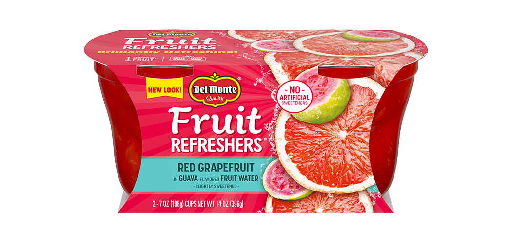 Fruit Refreshers® Red Grapefruit in Guava Flavored Slightly Sweetened Fruit Water