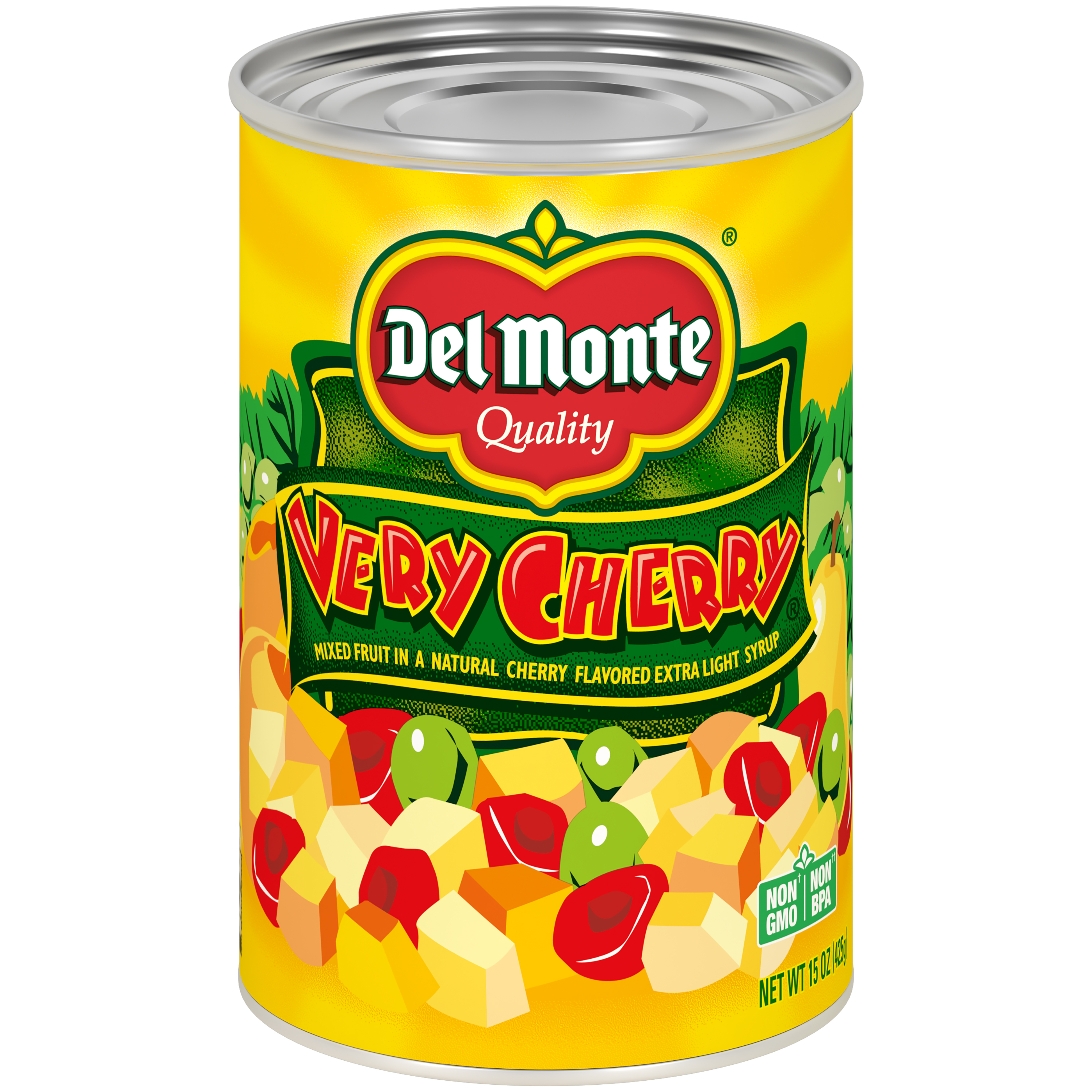 Very Cherry® Flavored Mixed Fruit in Extra Light Syrup | Del Monte®