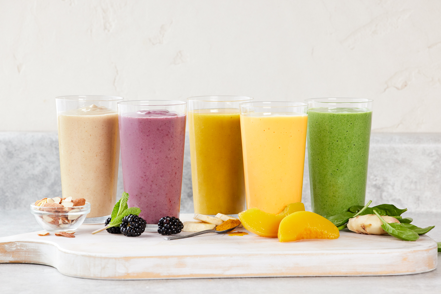 Vibrant Fruit Smoothies