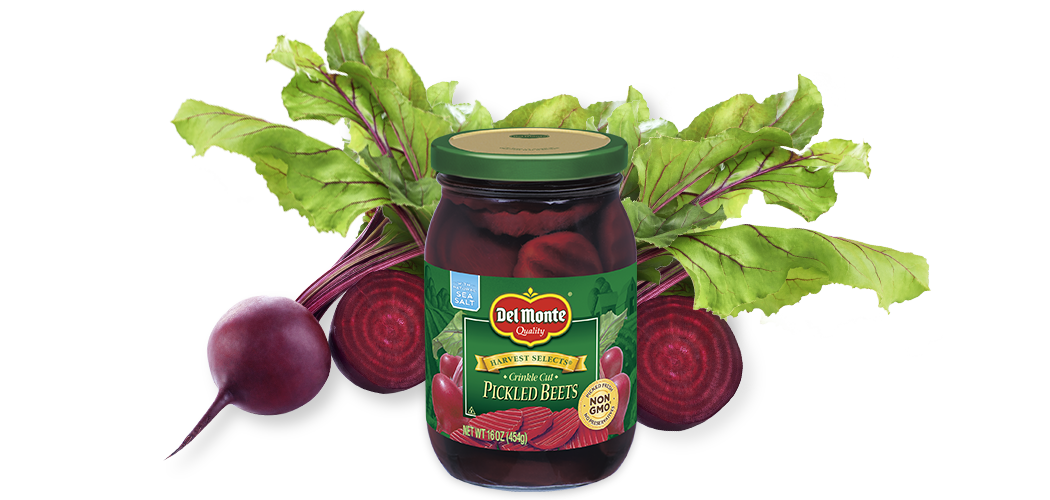 Jarred Crinkle Cut Pickled Beets Beets in a Jar Del Monte®