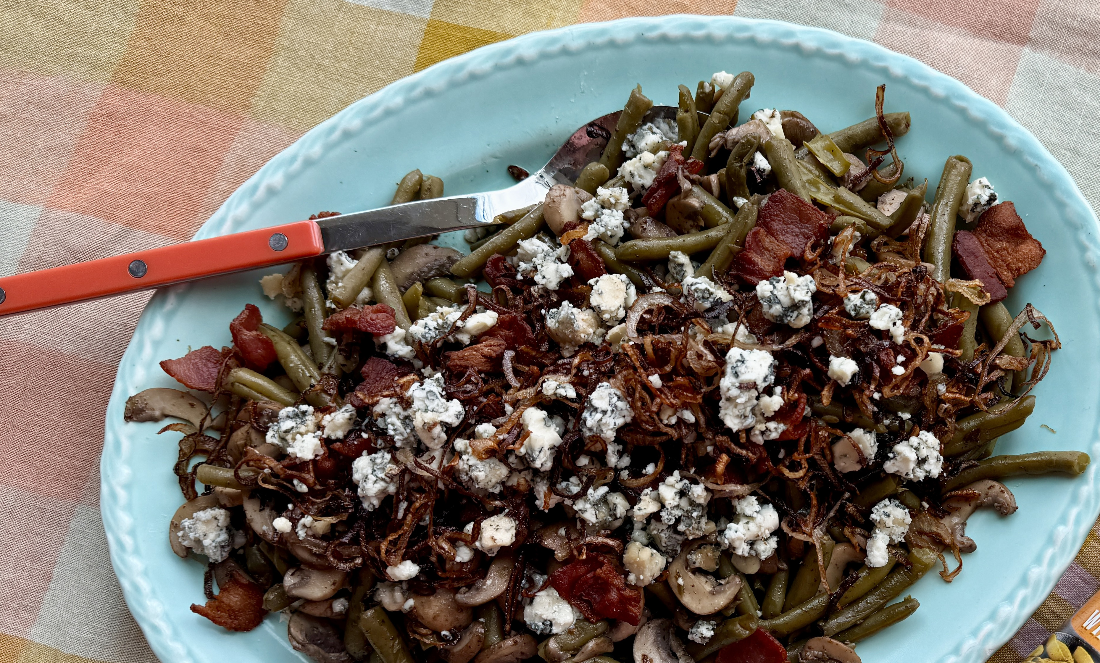 Deconstructed Green Bean Casserole