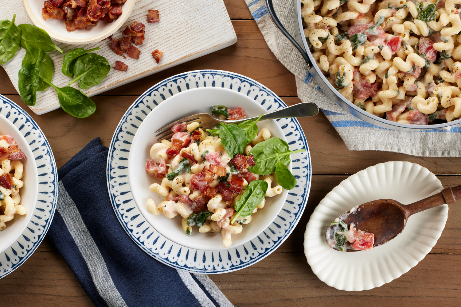 One-Pot BLT Mac and Cheese