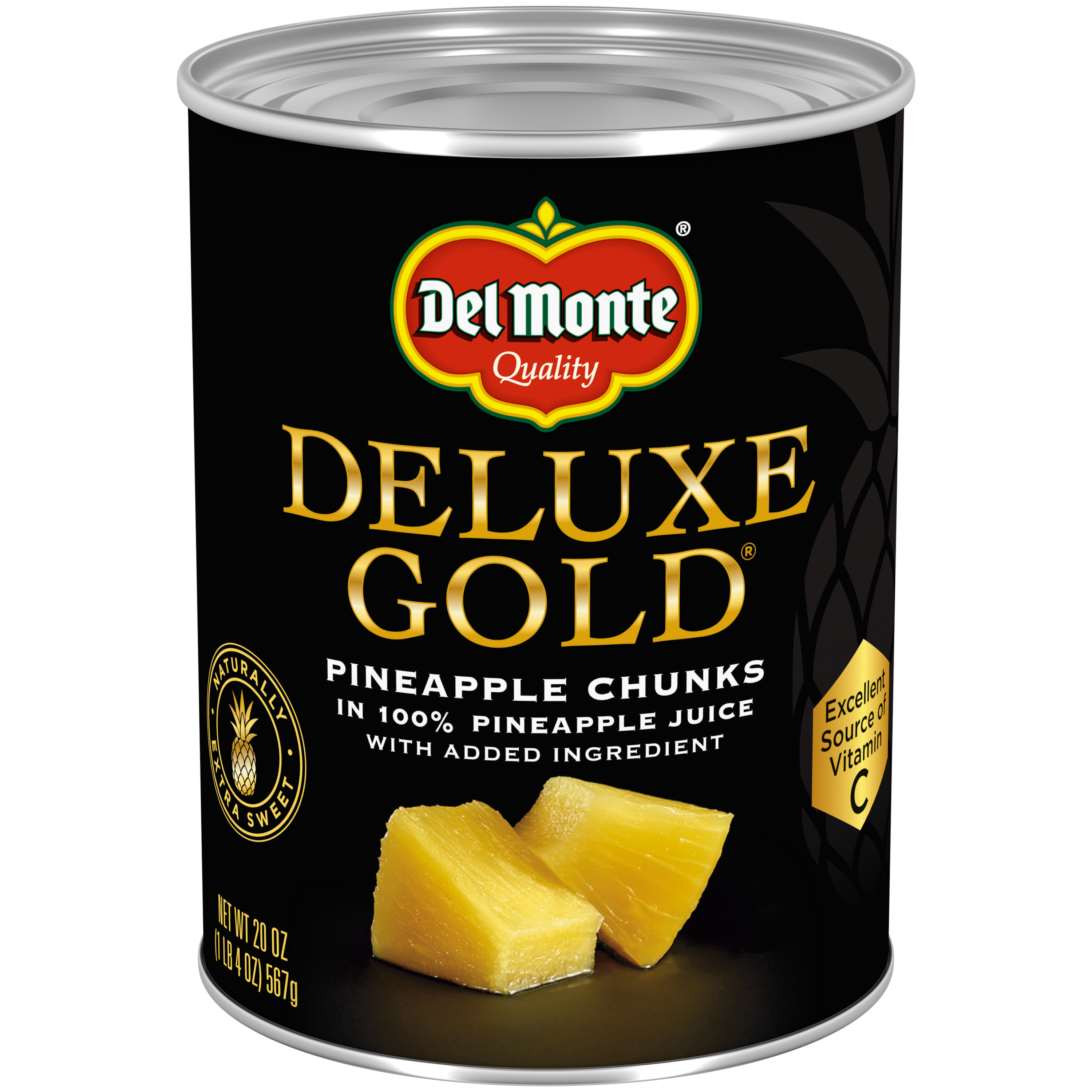 Deluxe Gold® Pineapple Chunks in 100% Pineapple Juice