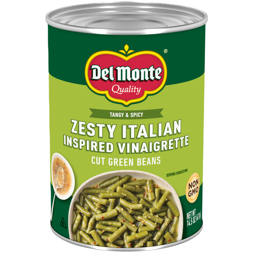 Zesty Italian Inspired Vinaigrette Cut Green Beans