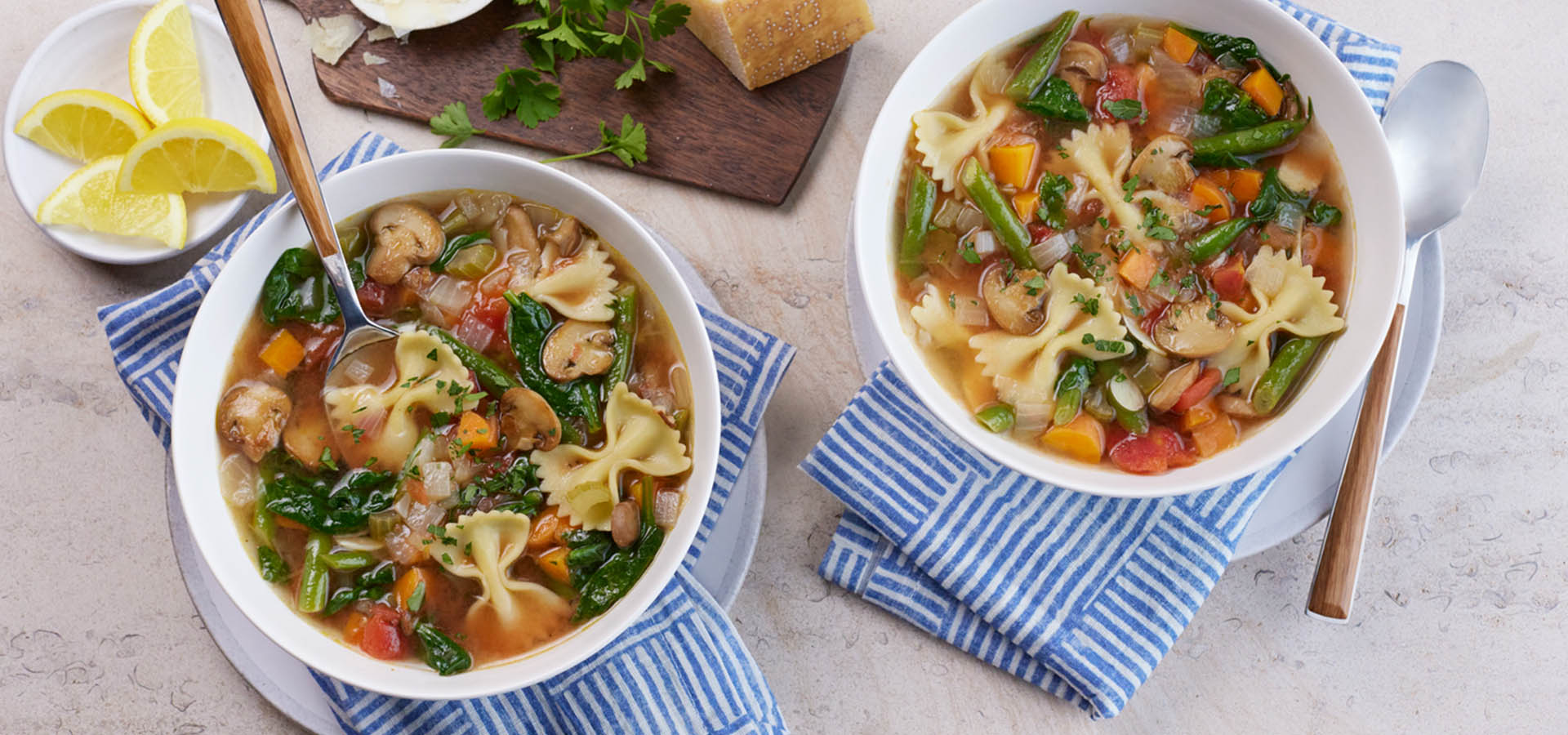 Rustic Vegetable Noodle Soup